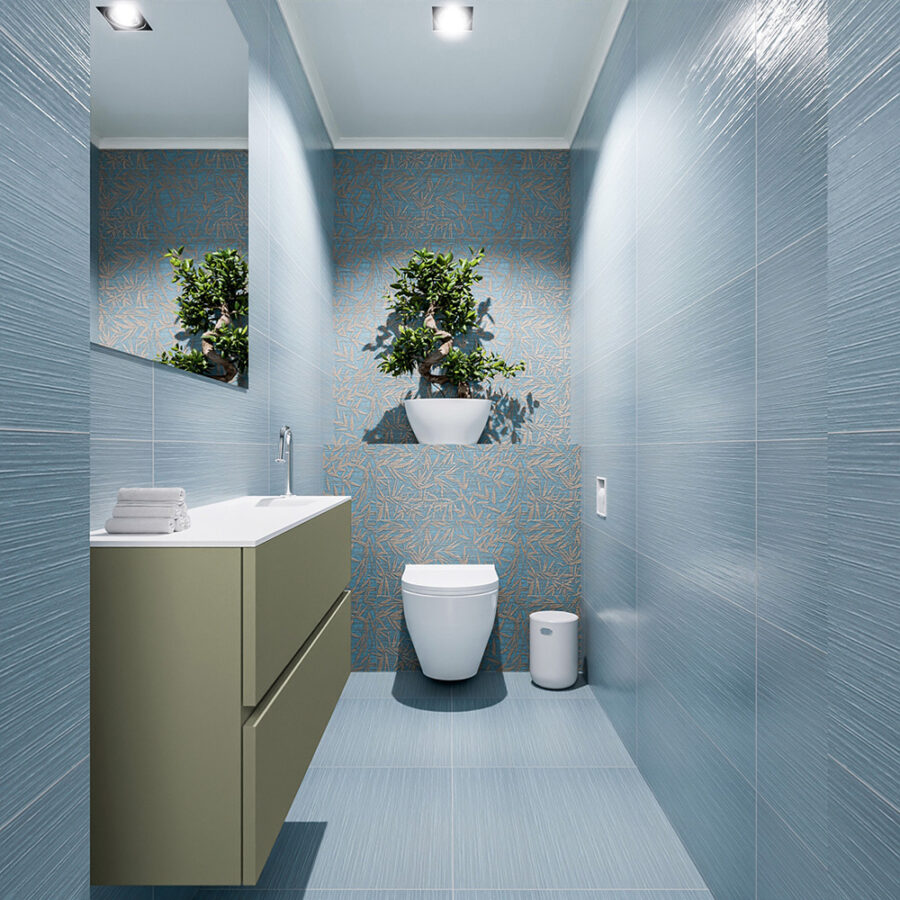 MONDIAZ ADA 100cm toiletmeubel army. LEX wastafel talc positie rechts. Met 1 kraangat