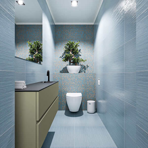 MONDIAZ ADA 120cm toiletmeubel army. LEX wastafel urban positie rechts. Met 1 kraangat
