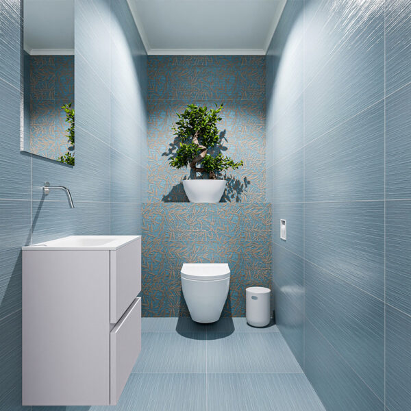 MONDIAZ ADA 40cm toiletmeubel cale. LEX wastafel talc positie links. Zonder kraangat