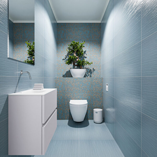 MONDIAZ ADA 60cm toiletmeubel cale. LEX wastafel talc positie links. Zonder kraangat