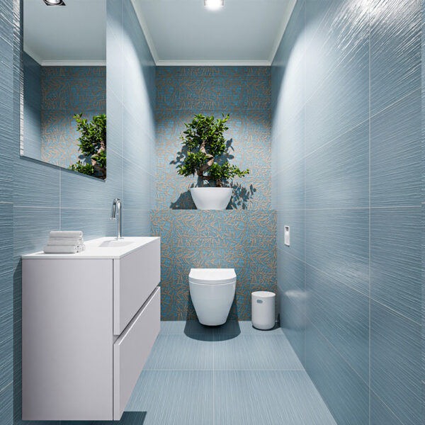 MONDIAZ ADA 80cm toiletmeubel cale. LEX wastafel talc positie midden. Met 1 kraangat