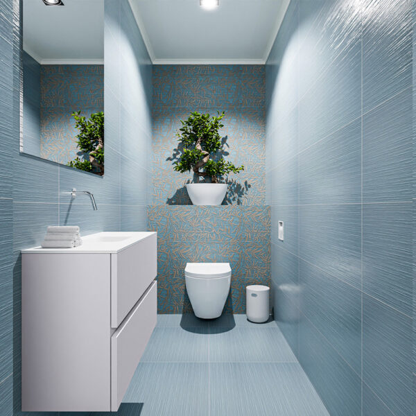 MONDIAZ ADA 80cm toiletmeubel cale. LEX wastafel talc positie midden. Zonder kraangat