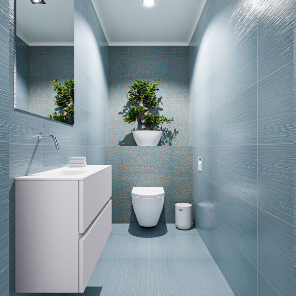 MONDIAZ ADA 80cm toiletmeubel cale. LEX wastafel talc positie links. Zonder kraangat
