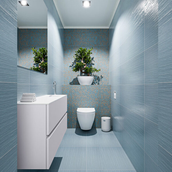 MONDIAZ ADA 100cm toiletmeubel cale. LEX wastafel talc positie rechts. Met 1 kraangat