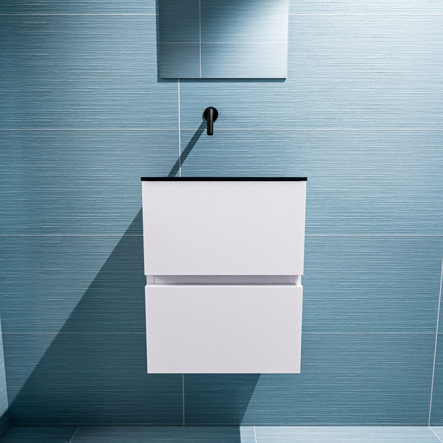 MONDIAZ ADA 40cm toiletmeubel cale. LEX wastafel urban positie links. Zonder kraangat - Afbeelding 3