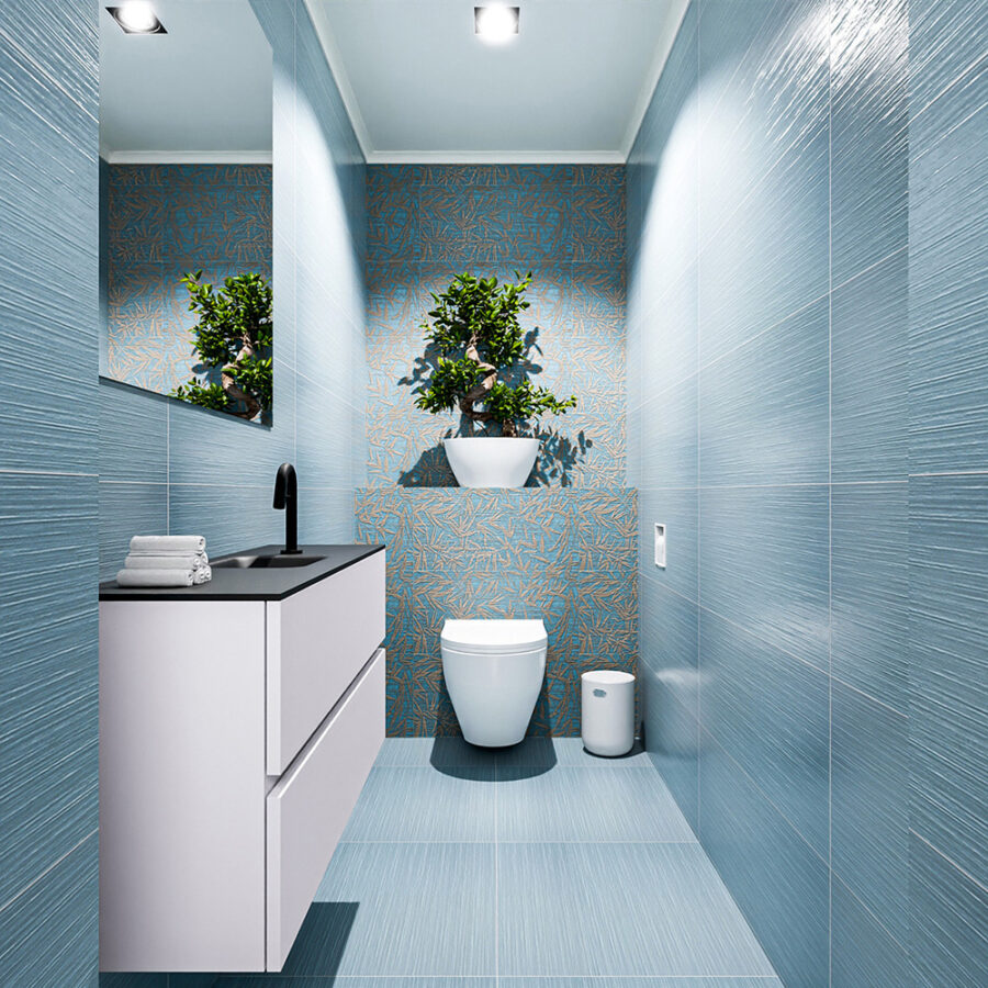 MONDIAZ ADA 100cm toiletmeubel cale. LEX wastafel urban positie midden. Met 1 kraangat