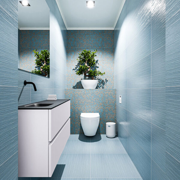 MONDIAZ ADA 100cm toiletmeubel cale. LEX wastafel urban positie links. Zonder kraangat