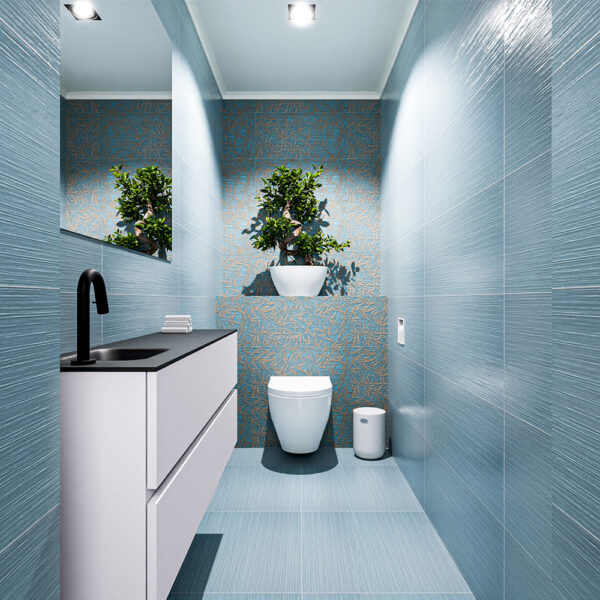 MONDIAZ ADA 120cm toiletmeubel cale. LEX wastafel urban positie links. Met 1 kraangat