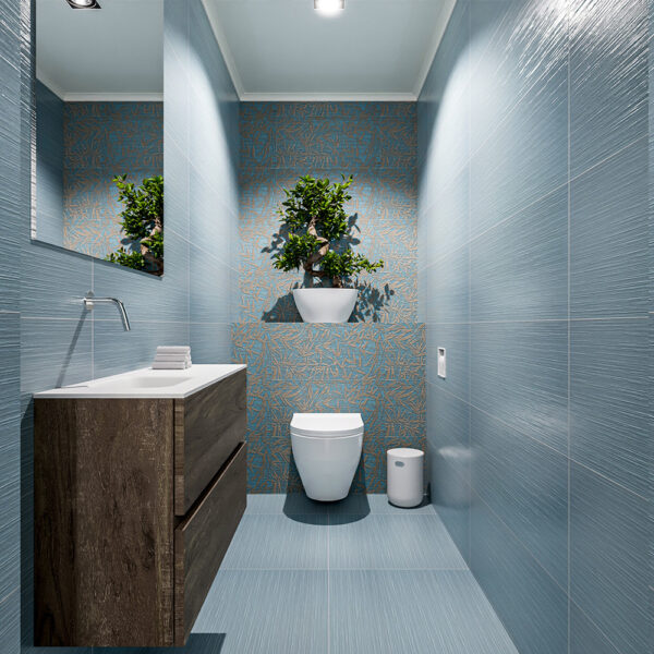 MONDIAZ ADA 80cm toiletmeubel dark brown. LEX wastafel talc positie links. Zonder kraangat