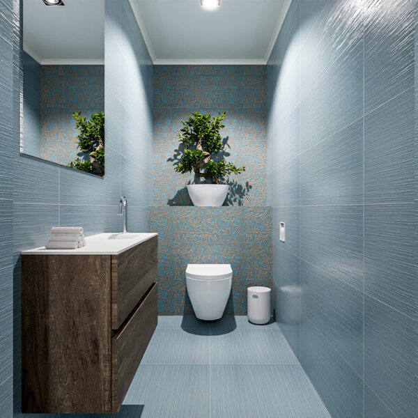 MONDIAZ ADA 80cm toiletmeubel dark brown. LEX wastafel talc positie rechts. Met 1 kraangat