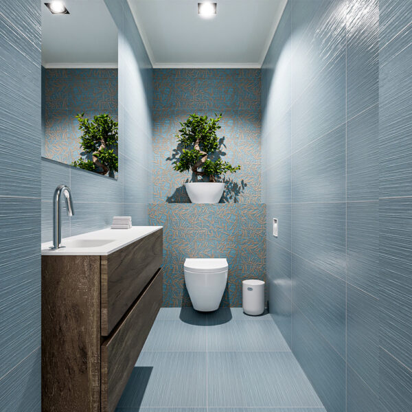 MONDIAZ ADA 120cm toiletmeubel dark brown. LEX wastafel talc positie links. Met 1 kraangat