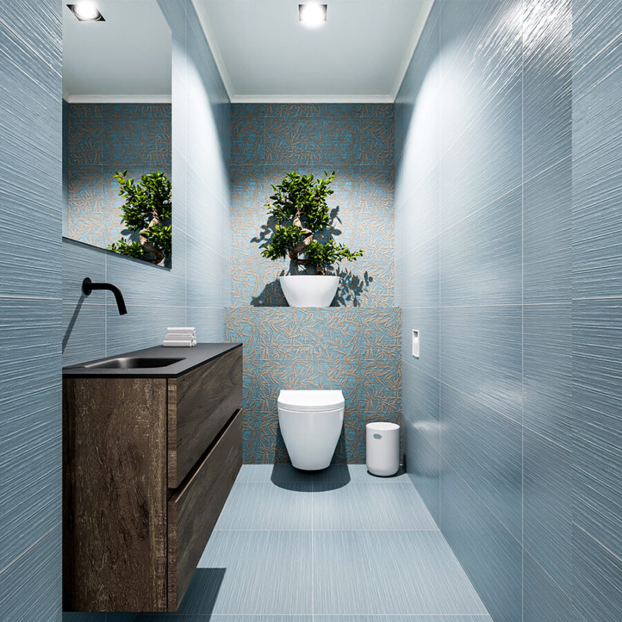 MONDIAZ ADA 100cm toiletmeubel dark brown. LEX wastafel urban positie links. Zonder kraangat