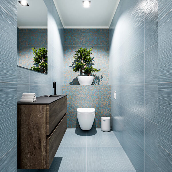 MONDIAZ ADA 100cm toiletmeubel dark brown. LEX wastafel urban positie rechts. Met 1 kraangat
