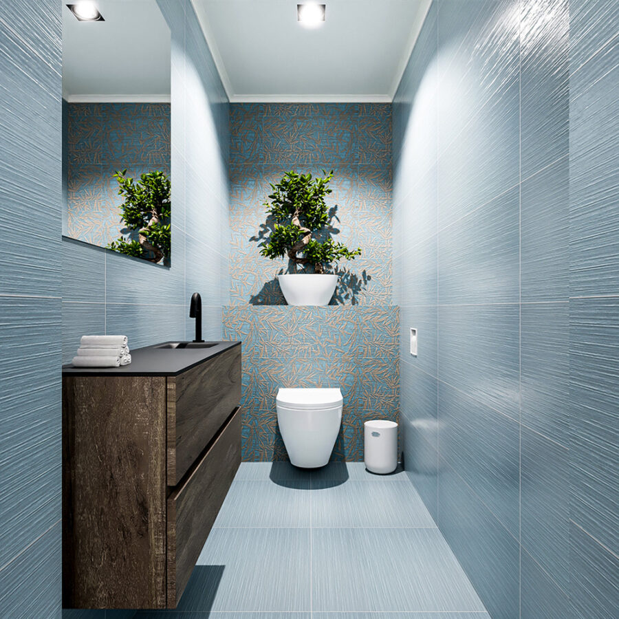 MONDIAZ ADA 100cm toiletmeubel dark brown. LEX wastafel urban positie rechts. Met 1 kraangat