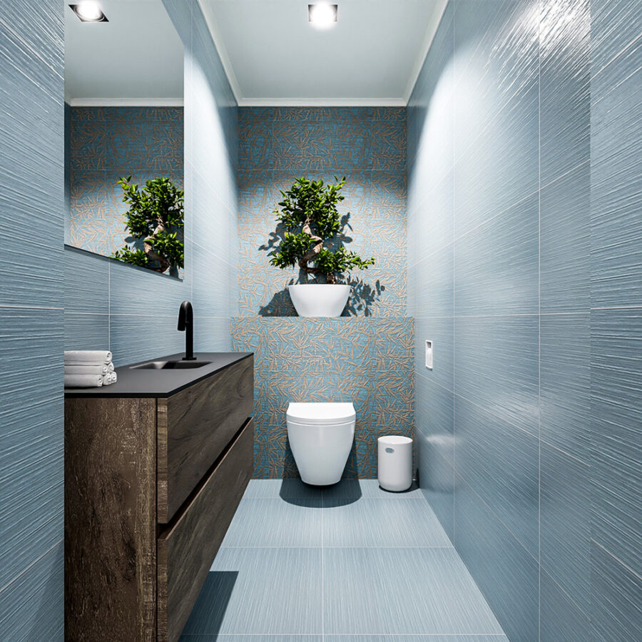 MONDIAZ ADA 120cm toiletmeubel dark brown. LEX wastafel urban positie midden. Met 1 kraangat