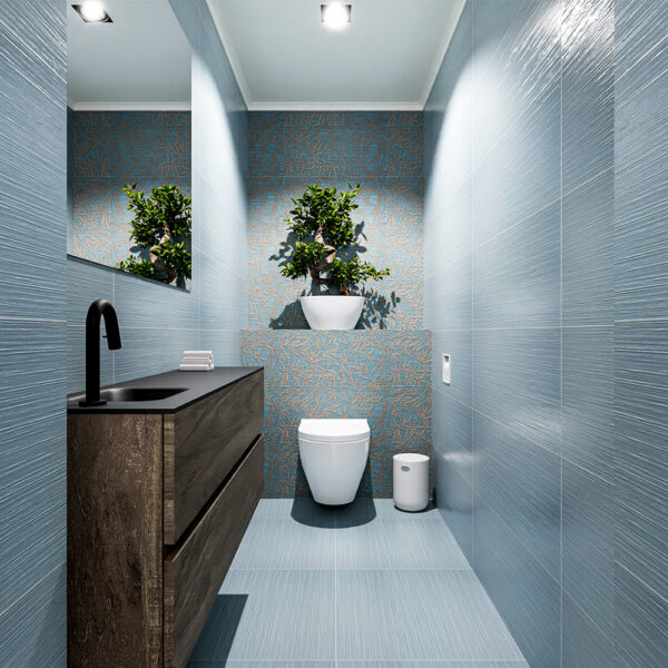 MONDIAZ ADA 120cm toiletmeubel dark brown. LEX wastafel urban positie links. Met 1 kraangat