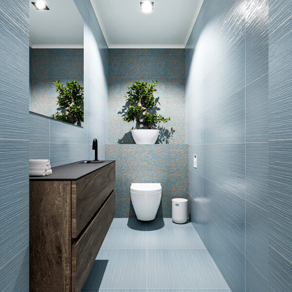MONDIAZ ADA 120cm toiletmeubel dark brown. LEX wastafel urban positie rechts. Met 1 kraangat