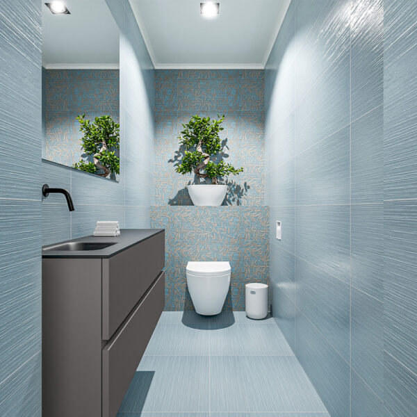 MONDIAZ ADA 120cm toiletmeubel dark grey. LEX wastafel urban positie links. Zonder kraangat