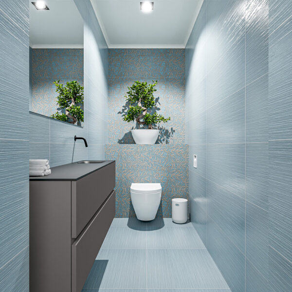 MONDIAZ ADA 120cm toiletmeubel dark grey. LEX wastafel urban positie rechts. Zonder kraangat
