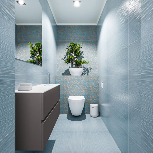 MONDIAZ ADA 100cm toiletmeubel dark grey. LEX wastafel talc positie rechts. Met 1 kraangat