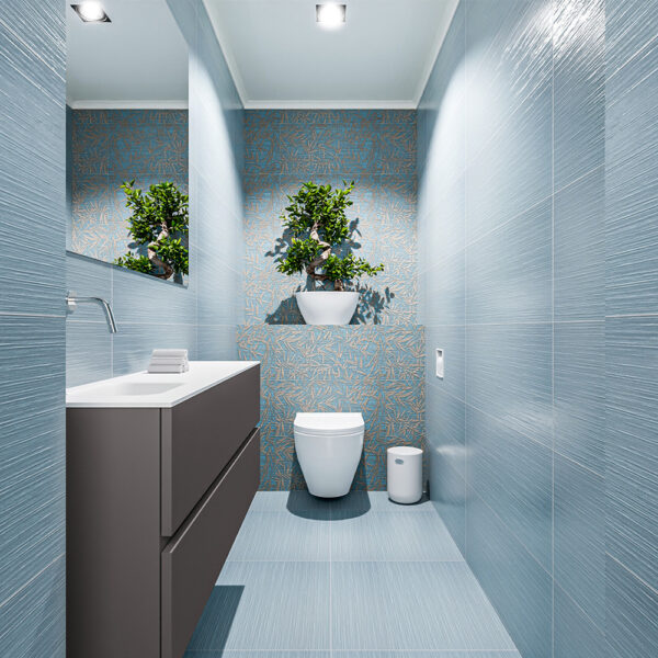 MONDIAZ ADA 120cm toiletmeubel dark grey. LEX wastafel talc positie links. Zonder kraangat