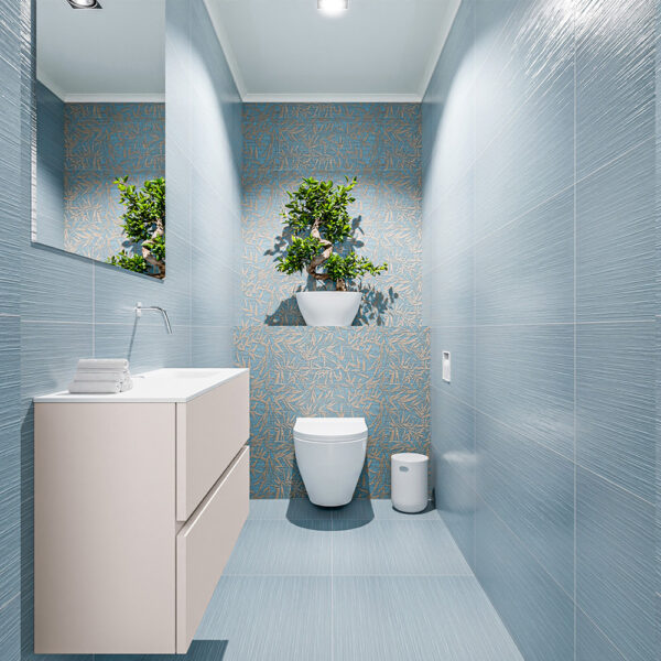 MONDIAZ ADA 80cm toiletmeubel linen. LEX wastafel talc positie rechts. Zonder kraangat