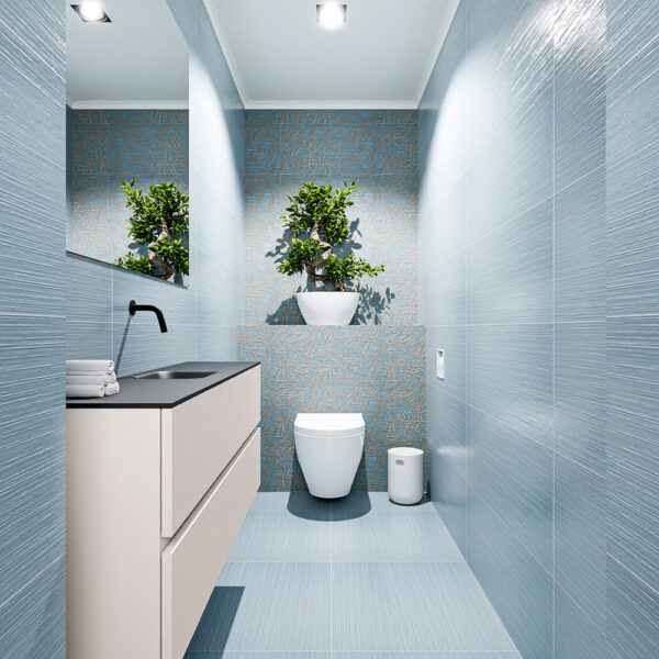 MONDIAZ ADA 120cm toiletmeubel linen. LEX wastafel urban positie midden. Zonder kraangat