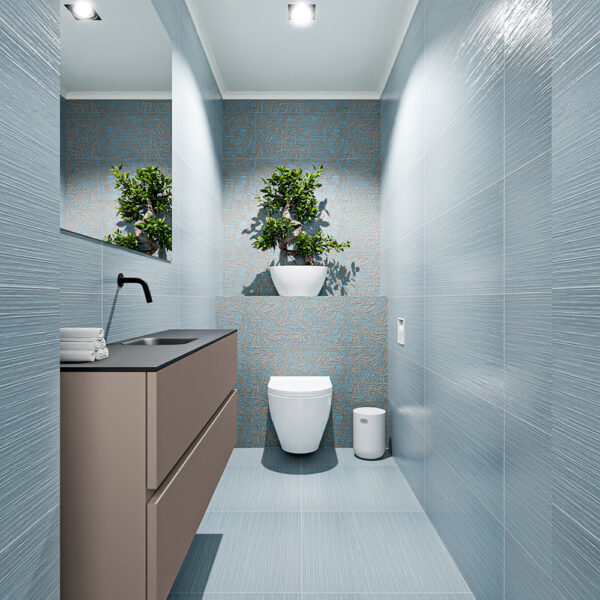 MONDIAZ ADA 120cm toiletmeubel smoke. LEX wastafel urban positie midden. Zonder kraangat