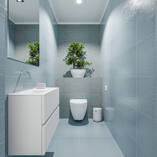MONDIAZ ADA 80cm toiletmeubel talc. LEX wastafel talc positie links. Zonder kraangat
