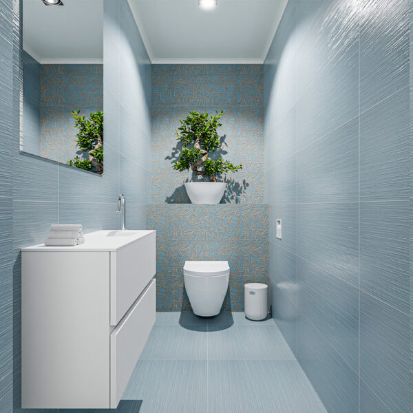 MONDIAZ ADA 80cm toiletmeubel talc. LEX wastafel talc positie rechts. Met 1 kraangat