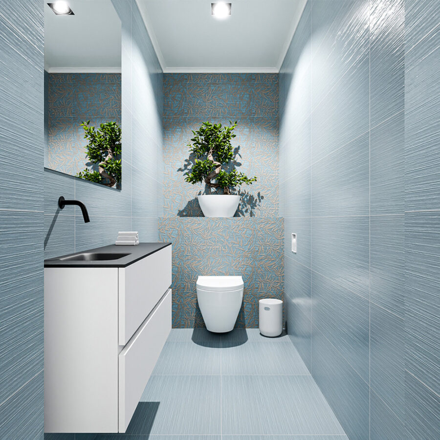 MONDIAZ ADA 100cm toiletmeubel talc. LEX wastafel urban positie links. Zonder kraangat