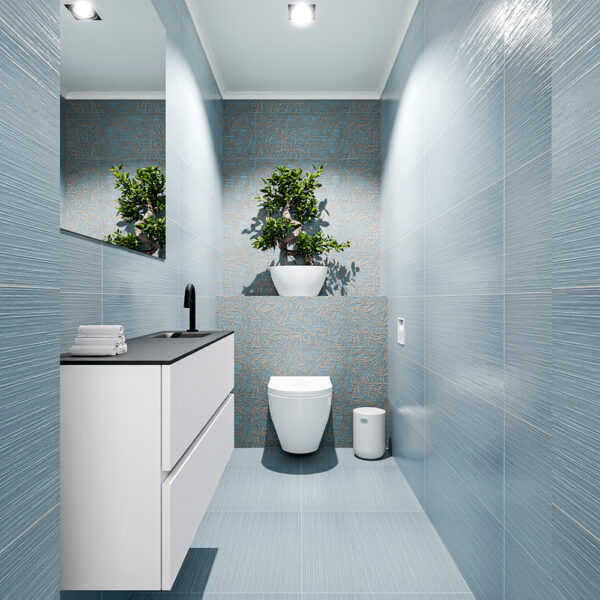 MONDIAZ ADA 100cm toiletmeubel talc. LEX wastafel urban positie rechts. Met 1 kraangat