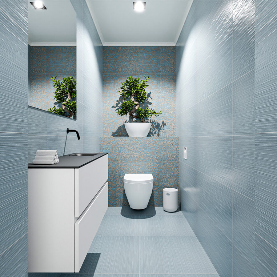 MONDIAZ ADA 100cm toiletmeubel talc. LEX wastafel urban positie rechts. Zonder kraangat