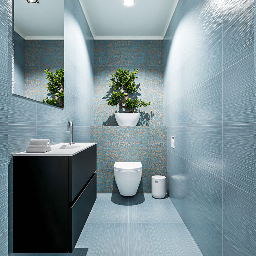 MONDIAZ ADA 80cm toiletmeubel urban. LEX wastafel talc positie midden. Met 1 kraangat