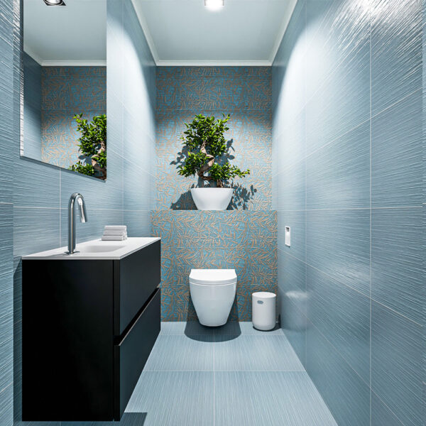 MONDIAZ ADA 80cm toiletmeubel urban. LEX wastafel talc positie links. Met 1 kraangat