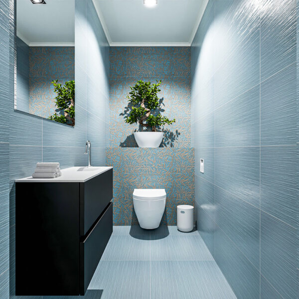 MONDIAZ ADA 80cm toiletmeubel urban. LEX wastafel talc positie rechts. Met 1 kraangat