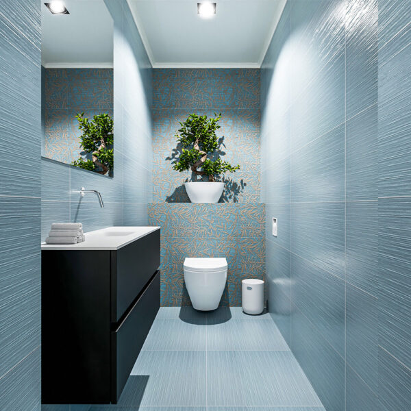 MONDIAZ ADA 100cm toiletmeubel urban. LEX wastafel talc positie midden. Zonder kraangat