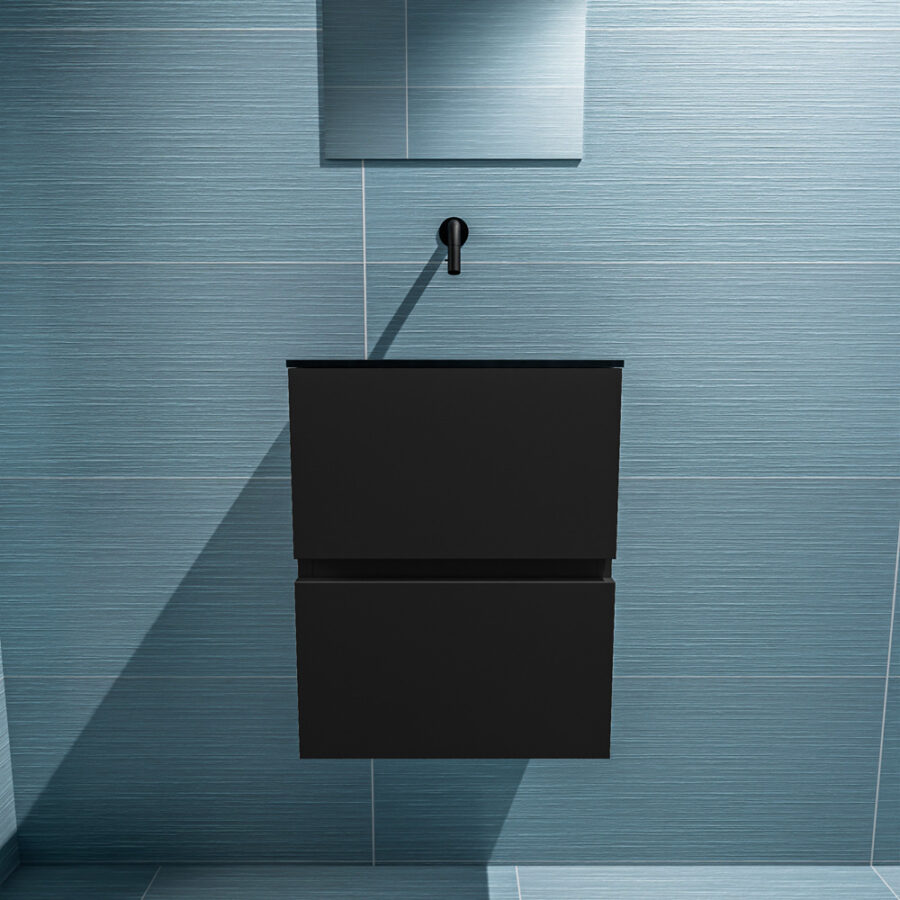 MONDIAZ ADA 40cm toiletmeubel urban. LEX wastafel urban positie midden. Zonder kraangat - Afbeelding 3