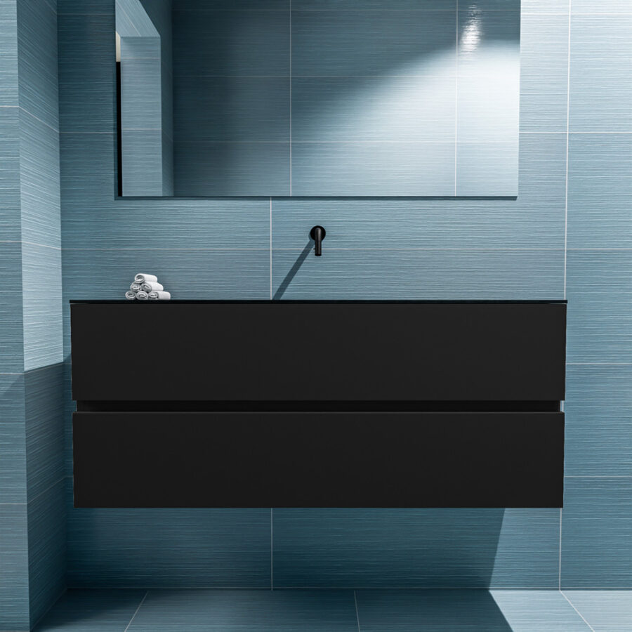 MONDIAZ ADA 120cm toiletmeubel urban. LEX wastafel urban positie midden. Zonder kraangat - Afbeelding 3