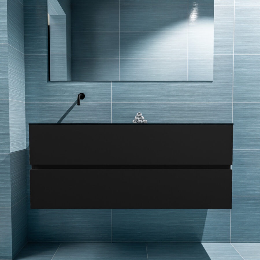 MONDIAZ ADA 120cm toiletmeubel urban. LEX wastafel urban positie links. Zonder kraangat - Afbeelding 3