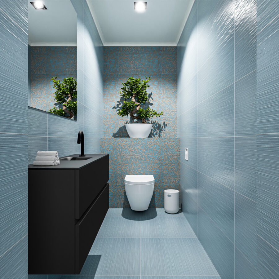 MONDIAZ ADA 100cm toiletmeubel urban. LEX wastafel urban positie midden. Met 1 kraangat