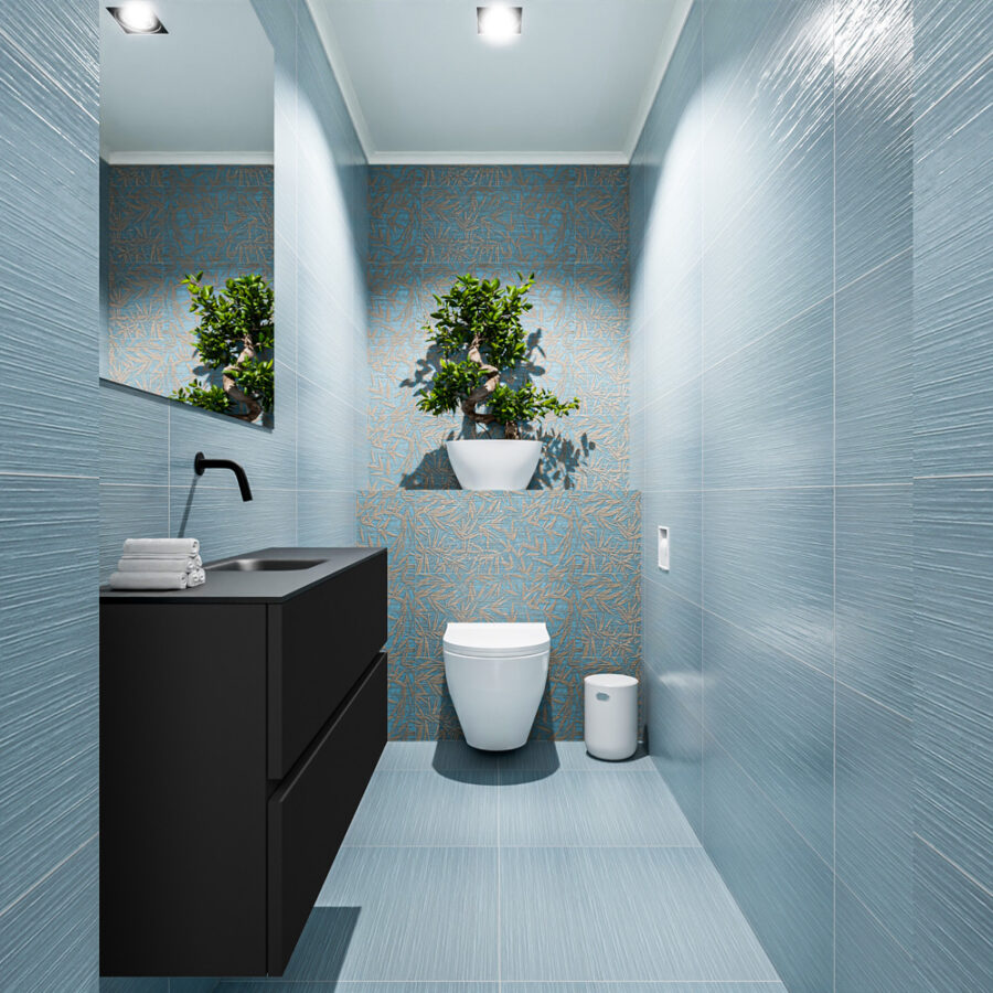 MONDIAZ ADA 100cm toiletmeubel urban. LEX wastafel urban positie midden. Zonder kraangat