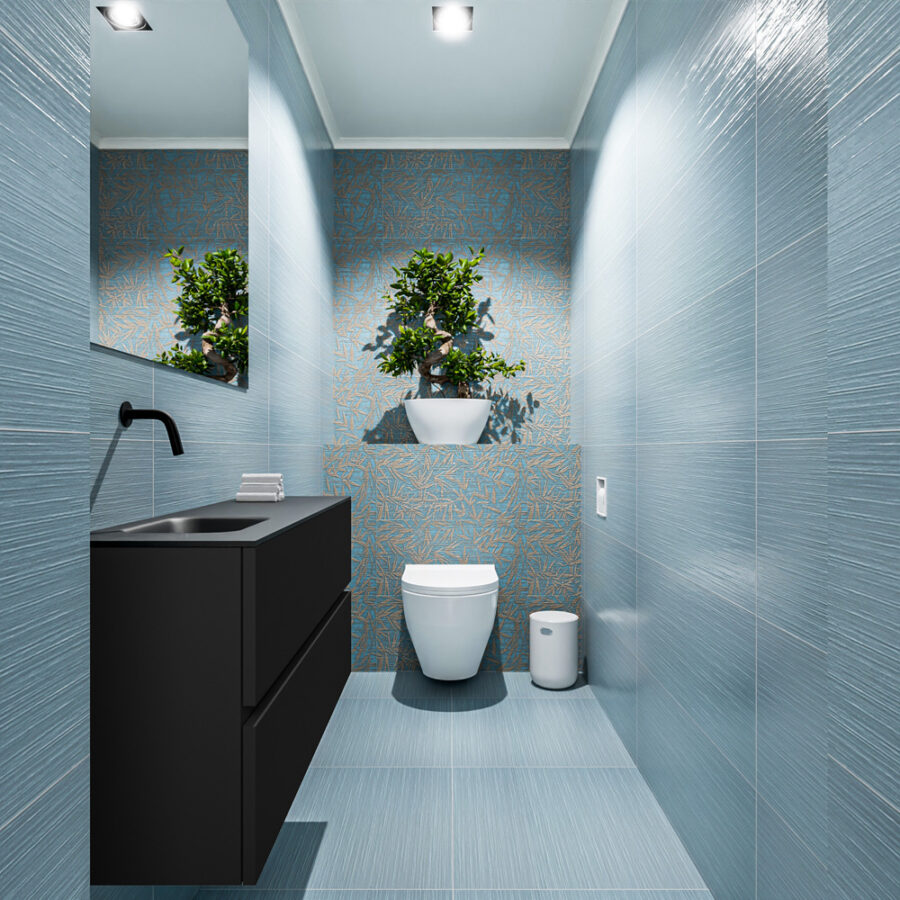 MONDIAZ ADA 100cm toiletmeubel urban. LEX wastafel urban positie links. Zonder kraangat