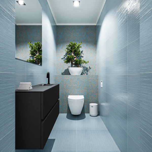 MONDIAZ ADA 100cm toiletmeubel urban. LEX wastafel urban positie rechts. Met 1 kraangat