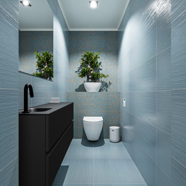 MONDIAZ ADA 120cm toiletmeubel urban. LEX wastafel urban positie links. Met 1 kraangat
