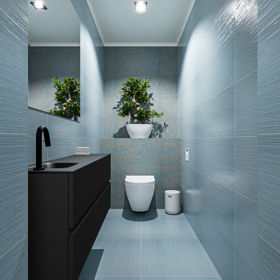 MONDIAZ ADA 120cm toiletmeubel urban. LEX wastafel urban positie links. Met 1 kraangat