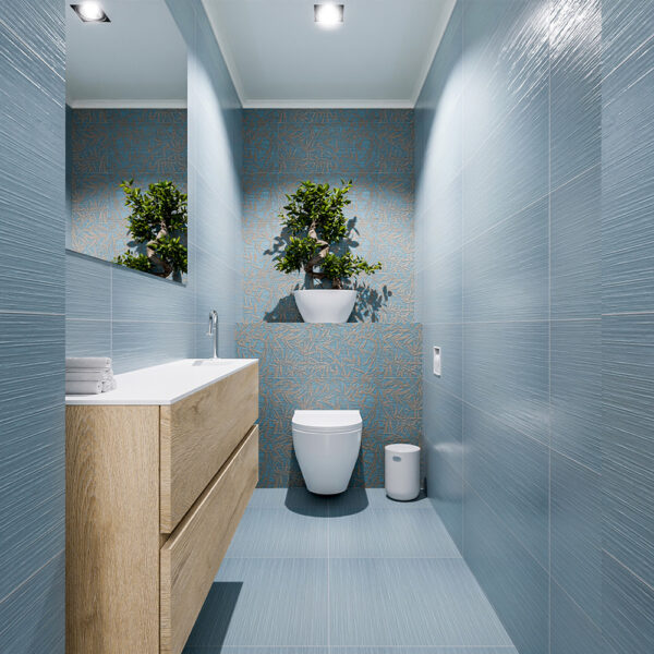 MONDIAZ ADA 120cm toiletmeubel washed oak. LEX wastafel talc positie rechts. Met 1 kraangat