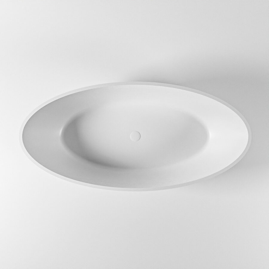 MONDIAZ HOLM DESIGN  vrijstaand bad 180x85cm kleur Greey / Talc - Afbeelding 8