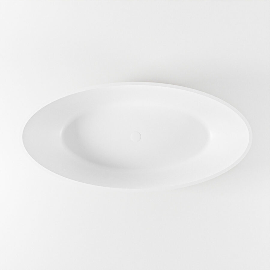 MONDIAZ HOLM vrijstaand bad 180x85cm kleur Plata / Talc - Afbeelding 8