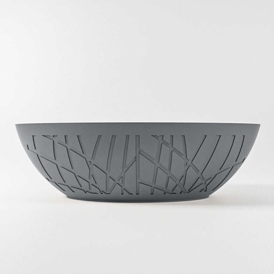 MONDIAZ HOLM vrijstaand bad 180x85cm kleur Plata / Talc - Afbeelding 9